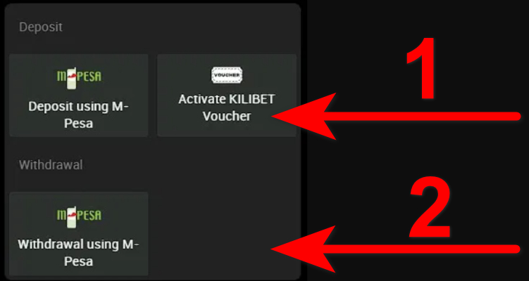 Deposit at KiliBet Aviator