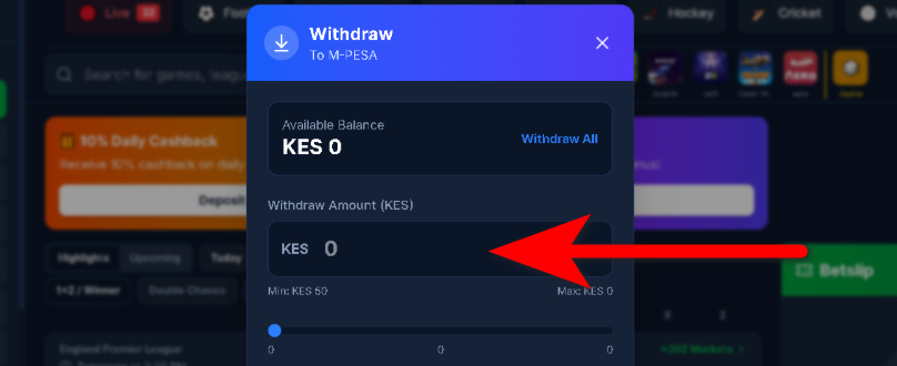 Fin Withdraw at Sofabets