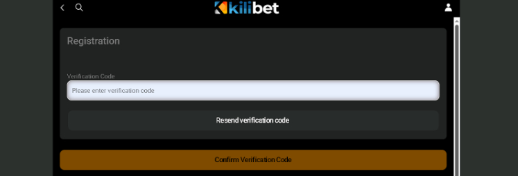 Verification at KiliBet Aviator